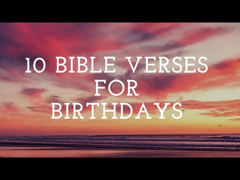 10 Bible Verses for Birthday Cards